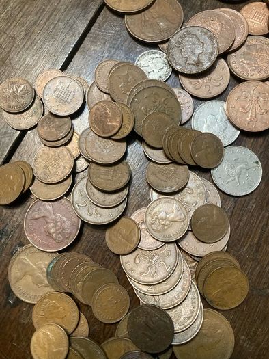1,2 kg UK coin lot
