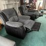 3 piece suite: sofa & 2 recliners Image 8