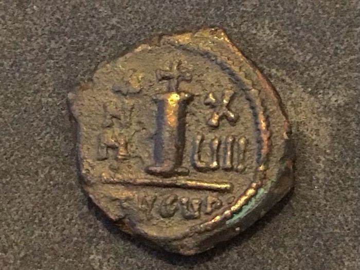 Byzantine Empire Emperor Maurice Tiberius 598 AD Decanumium