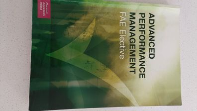 Advanced performance management FAE Elective