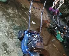petrol lawnmower