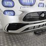 Complete Front Bumper For Mercedes C Class W206 Amg Line 22-25 Pearl White Image 8