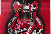 Tom DeLonge of Blink 182 Autograph Box Car Racer Print