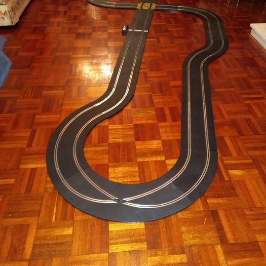 Scalextric Mini Challenge Set with extension.  Mini Cooper Edition