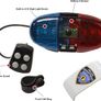 Kids Tech Bike LED light - Police Sound Light Electronic Horn - Bicycle Siren, 5 LED Light 4 Sounds Trumpet light, Multi Color, 5.11 x 2.9 x 1.4in. (13 x 7.5x 3.5cm) Image 3