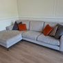 Grey Fabric Corner Sofa with Chaise (Harvey Norman) Image 6