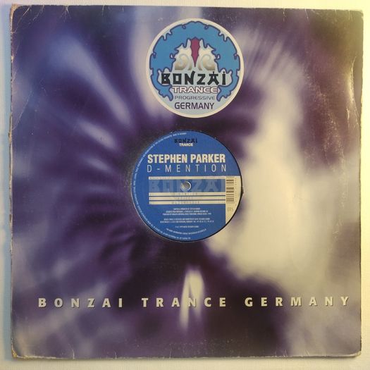 Stephen Parker - D-Mention - Bonzai Trance Germany Records - QUALITY Late 90s TRANCE from the late Marino Stephano R.I.P.
