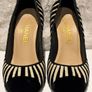 CHANEL Velvet Pumps (Size 37) Image 6