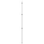 Telescopic Tarp Pole with Length of 102-260 cm Aluminum Image 2