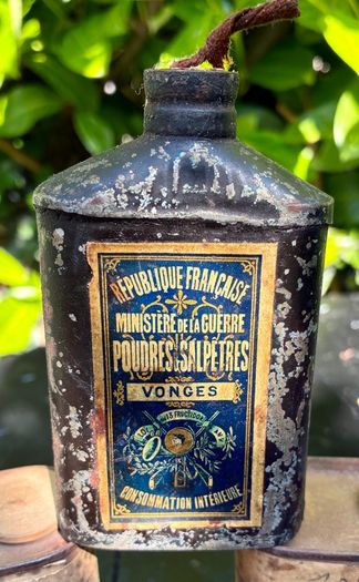 3 x Antique Gunpowder Tins