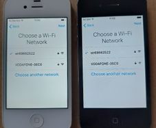 Apple Iphone 4s, Black, 16GB, and Apple Iphone 4s, White, 8GB, Activation Locked, in excellent cosmetic condition