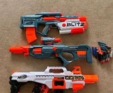 Nerf Blaster Bundle - Elite 2.0 Motoblitz, Eaglepoint RD-8 & Ultra Select