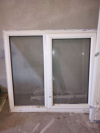 Garage door and window