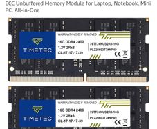 32 Gb Ddr4 2400 Mhz (2x16) Ram