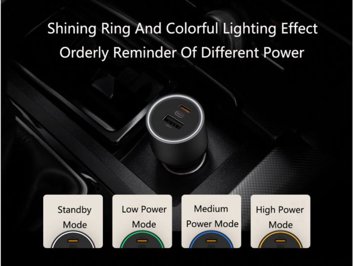 Xiaomi Mi 100W PD/PPS/QC4.0 Dual USB Mobile/Tab/Laptop Super Fast Car Charger + 1M USB-C PD 100W Charging Cable (Brand New/Warranty)