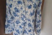 Monsoon 100% Linen Top/Blouse Size 12-14