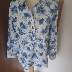 Monsoon 100% Linen Top/Blouse Size 12-14