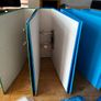 Lot stationery office school supplies - lever arch folders, plastic pockets, coloured pencils, stapler Image 8