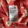 Marc O'Polo Organic Cotton Coral Pink Floral Blouse Size 34 Relaxed Fit Image 6