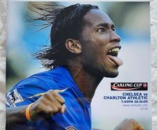 2005 Chelsea v Charlton Athletic - Carling Cup Programme