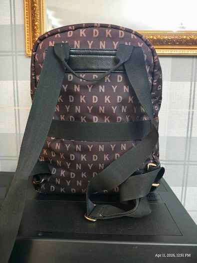 DKNY Signature Monogram Mini Backpack