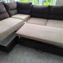 Corner Sofa with foldable bed and storage Image 2