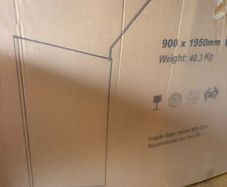 Wetroom Screen 900 x 1950mm