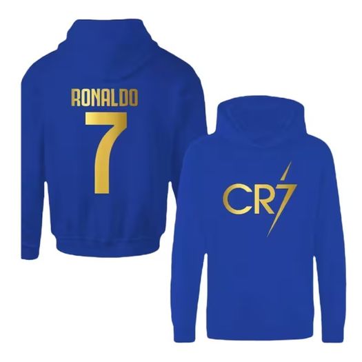 Ronaldo No 7 CR7 Inspired Soccer Hoodie/ T shirt Jumper footy merch Jumper Christiano Merch Ronaldo Tee Boys Girls Gift Top