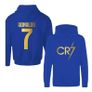 Ronaldo No 7 CR7 Inspired Soccer Hoodie/ T shirt Jumper footy merch Jumper Christiano Merch Ronaldo Tee Boys Girls Gift Top Image 4