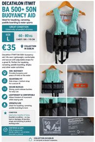 Decathlon Itiwit 50N Buoyancy Aid