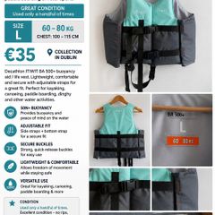 Decathlon Itiwit 50N Buoyancy Aid