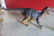 Vintage Green and Yellow T-Rex Tyrannosaurus Rex - Made in China Dinosaur Figure
