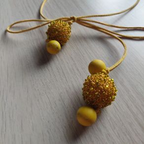 Handmade Yellow Necklace/Belt