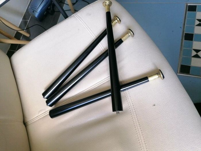 Vintage Atomic table legs, 60's new old stock