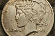 USA United States Silver 1924 Peace Dollar