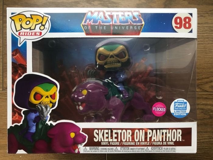 Skeletor on Panthor (Flocked Funko Exclusive)