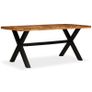 Dining Table Solid Acacia and Mango Wood 180x90x76 cm Image 9