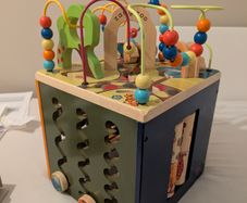 Battat Zany Zoo Wooden Activity Cube Assortment