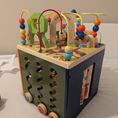 Battat Zany Zoo Wooden Activity Cube Assortment