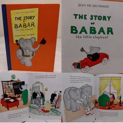 The story of Babar, The little elephant by Jean de Brunhoff HARDBACK BOOK  CLASSIC