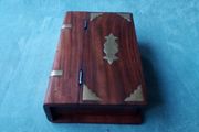 Indian Hardwood Jewellery box or keepsafe