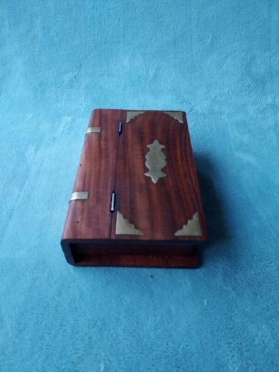 Indian Hardwood Jewellery box or keepsafe