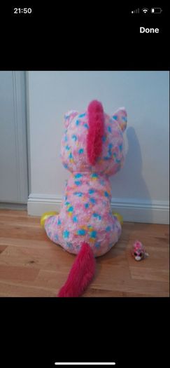 Ty xl unicorn plush