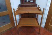 Two Tier Oak Trolly