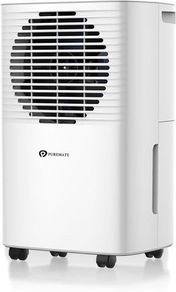 FREE EXPRESS SHIPPING 10L Portable & Compact Dehumidifier 10 Litre, Digital Display, Continuous Drainage and 24Hr Timer Function, Ideal for Home