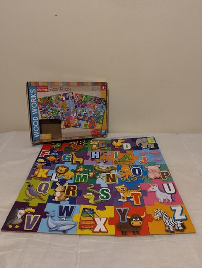 Traditionally Crafted Wood Works large Wooden Floor Puzzle