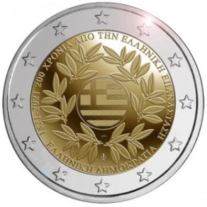 Greece 2 Euro Commemorative Coin 2021 - 200th Anniversary of the Greek Revolution. Uncirculated.