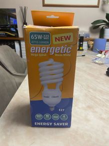 Mega spiral bulb 65W 4715 Lumen, warm white