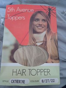 Human hair topper
