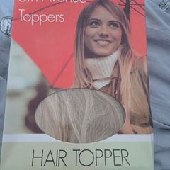 Human hair topper